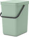 Brabantia Sort & Go Prullenbak - 25 liter - Jade Green