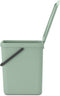 Brabantia Sort & Go Prullenbak - 25 liter - Jade Green