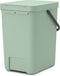 Brabantia Sort & Go Prullenbak - 25 liter - Jade Green