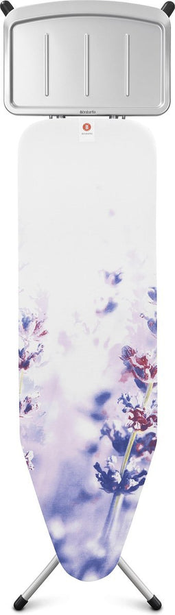 Brabantia Strijkplank B met Stoomunithouder - 124 x 38 cm - Lavender
