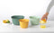 Brabantia Tasty+ Beslagkom Set - met Vergiet en Citruspers - Mixed Colours