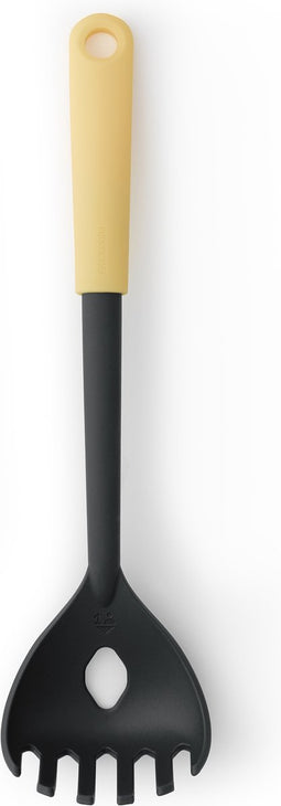 Brabantia Tasty+ Spaghettilepel plus Spaghettimaatje - Vanilla Yellow