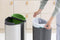 Brabantia Touch Bin Prullenbak - 10+23 liter - Afvalscheiding - Matt Steel