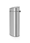 Brabantia Touch Bin Prullenbak - 10+23 liter - Afvalscheiding - Matt Steel