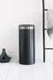 Brabantia Touch Bin Prullenbak - 30 liter - Matt Black/Matt Steel Fingerprint Proof deksel