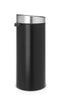 Brabantia Touch Bin Prullenbak - 30 liter - Matt Black/Matt Steel Fingerprint Proof deksel