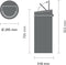 Brabantia Touch Bin Prullenbak - 30 liter - Matt Steel