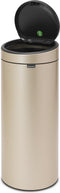 Brabantia Touch Bin Prullenbak - 30 liter - Metallic Gold