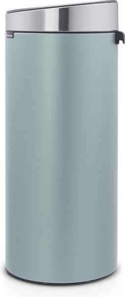 Brabantia Touch Bin Prullenbak - 30 liter - Metallic Mint / Matt Steel Fingerprint Proof deksel