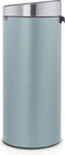 Brabantia Touch Bin Prullenbak - 30 liter - Metallic Mint / Matt Steel Fingerprint Proof deksel