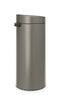 Brabantia Touch Bin Prullenbak - 30 liter - Platinum