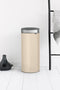 Brabantia Touch Bin Prullenbak - 30 liter - Soft Beige/Matt Steel FPP deksel