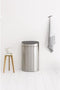 Brabantia Touch Bin Prullenbak - 40 liter - Matt Steel