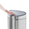 Brabantia Touch Bin Prullenbak - 40 liter - Matt Steel
