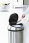Brabantia Touch Bin Prullenbak - 60 liter - Matt Steel Fingerprint Proof