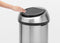 Brabantia Touch Bin Prullenbak - 60 liter - Matt Steel
