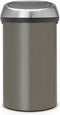 Brabantia Touch Bin Prullenbak - 60 liter - Platinum/Matt Steel Fingerprint Proof deksel