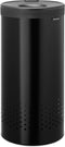 Brabantia Wasmand - met Deksel - 35 l - Matt Black / Dark Grey