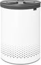 Brabantia Wasmand - met Deksel - 55 l - White / Kunststof deksel