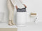 Brabantia Wasmand - met Deksel - 55 l - White / Kunststof deksel