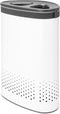 Brabantia Wasmand - met Deksel - 55 l - White / Kunststof deksel