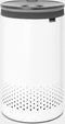 Brabantia Wasmand - met Deksel - 60 l - White / Dark Grey