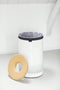 Brabantia Wasmand - met Deksel - 60 l - White / Kurken deksel
