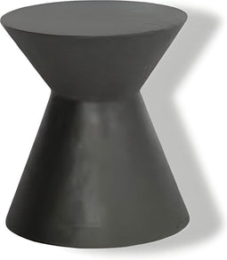 Brad fiberglas bijzettafel cemento white