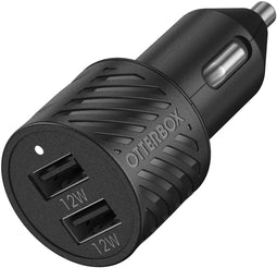 Otterbox Car Charger 24W - Oplader - 2 X USB A 12W - zwart
