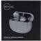 BRAINZ Draadloze oordopjes - In-Earbuds - Noice cancelling - Bluetooth headset - Metallic zilver