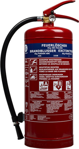Brandblusser elro poeder 6kg | 1 stuk