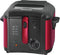 Brandt FRI25R friteuse Enkel 2,5 l 1600 W Frituurpan Zwart, Rood