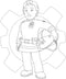 Brandweerman Sam Happy Coloring