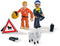 Brandweerman Sam Speelfiguren - Rose, Tom, Woolly.