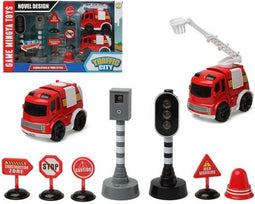 Brandweerset Traffic City 112840 (9 pcs)