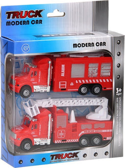 Brandweerwagenset, 2st.