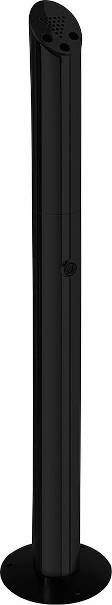 BRASQ Asbak Staand Zwart - 2 liter inhoud - Rookpaal, Peukenzuil - 21x21x92 cm Staande asbak voor binnen en buiten