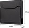 BRASQ Brievenbus Premium zwart met Krantenvak - Wandbrievenbus met Slot - Brievenbus hangend - RVS