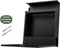 BRASQ Brievenbus Premium zwart met Krantenvak - Wandbrievenbus met Slot - Brievenbus hangend - RVS