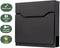 BRASQ Brievenbus Premium zwart met Krantenvak - Wandbrievenbus met Slot - Brievenbus hangend - RVS
