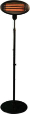 BRASQ Elektrische Terrasverwarmer Staand PHS100 - Heater 2000W - 3 warmtestanden - Verstelbaar - Spatwaterdicht - Voor binnen en buiten- Zwart
