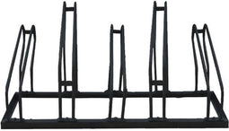 BRASQ Fietsenrek voor 5 Fietsen - Fietsenstandaard - Fietsrek - Fietsbeugel voor Vloer Inclusief bevestigingsmateriaal - Zwart