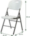 BRASQ Klapstoel Wit - 45x50x88 cm, opvouwbare stoel FC200 - Eettafelstoel