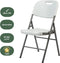 BRASQ Klapstoel Wit - 45x50x88 cm, opvouwbare stoel FC200 - Eettafelstoel