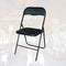 BRASQ Klapstoel Zwart - Vouwstoel - Opvouwbare stoel 43x38x78 cm - PVC - Eettafelstoel