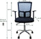 BRASQ OC200 Ergonomische Bureaustoel Zwart met Ademend Mesh - Bureaustoelen - In hoogte verstelbaar - Gaming stoel 49 x 47 x 94 cm