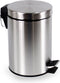 BRASQ Pedaalemmer 12 Liter PB112 - Prullenbak met uitneembare Pedaalemmer - Afvalbak - Vuilnisbak - RVS