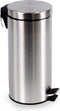BRASQ Pedaalemmer 30 Liter - RVS - PB130 - Prullenbak met uitneembare Pedaalemmer - Prullenbak - Vuilnisbak - Vuilbak - Afvalbak