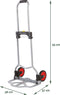BRASQ Steekwagen opvouwbaar Aluminium met Bagagespin - Draagvermogen 60 KG - Transportwagen - Plateauwagen - Steekkar - Trolley