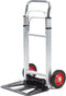 BRASQ Steekwagen opvouwbaar Staal - Draagvermogen 90 KG - Transportwagen - Plateauwagen - Steekkar - Trolley